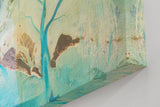 Sinus Art Wandbild 120x80cm Faszinierende Flussverzweigungen in türkisfarbenem Delta mit sandigen Uferformen