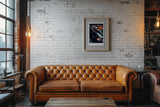 Paul Sinus Leinwandbild 60x90cm Leinwandbild Klassischer Traum aus Geschwindigkeit und Luxus – Elegantes Retro-Sportwagen-Design, glänzende Karosserie