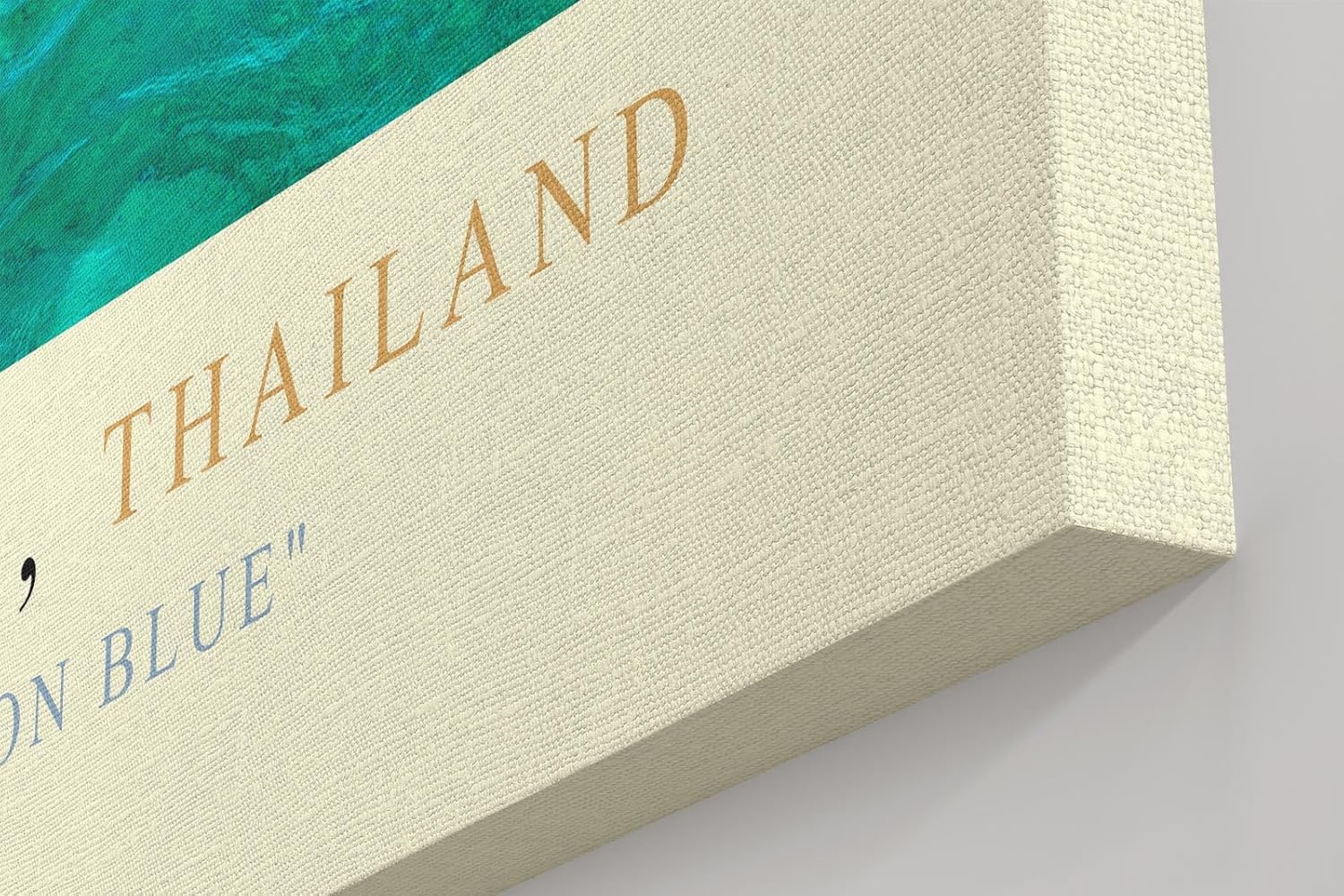 Paul Sinus Kunstdruck 40x60cm Andaman Sea Thailand tropische Insel im türkisblauen Meer unter blauem Himmel