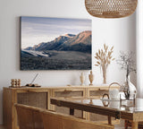 Paul Sinus Wandbild 120x80cm Berge Gebirge Bergkette Himmel Wolken Berglandschaft