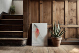 Paul Sinus Kunstdruck 40x60cm Koi Elegance japanische Tuschmalerei mit Koi-Fischen in zarter Harmonie