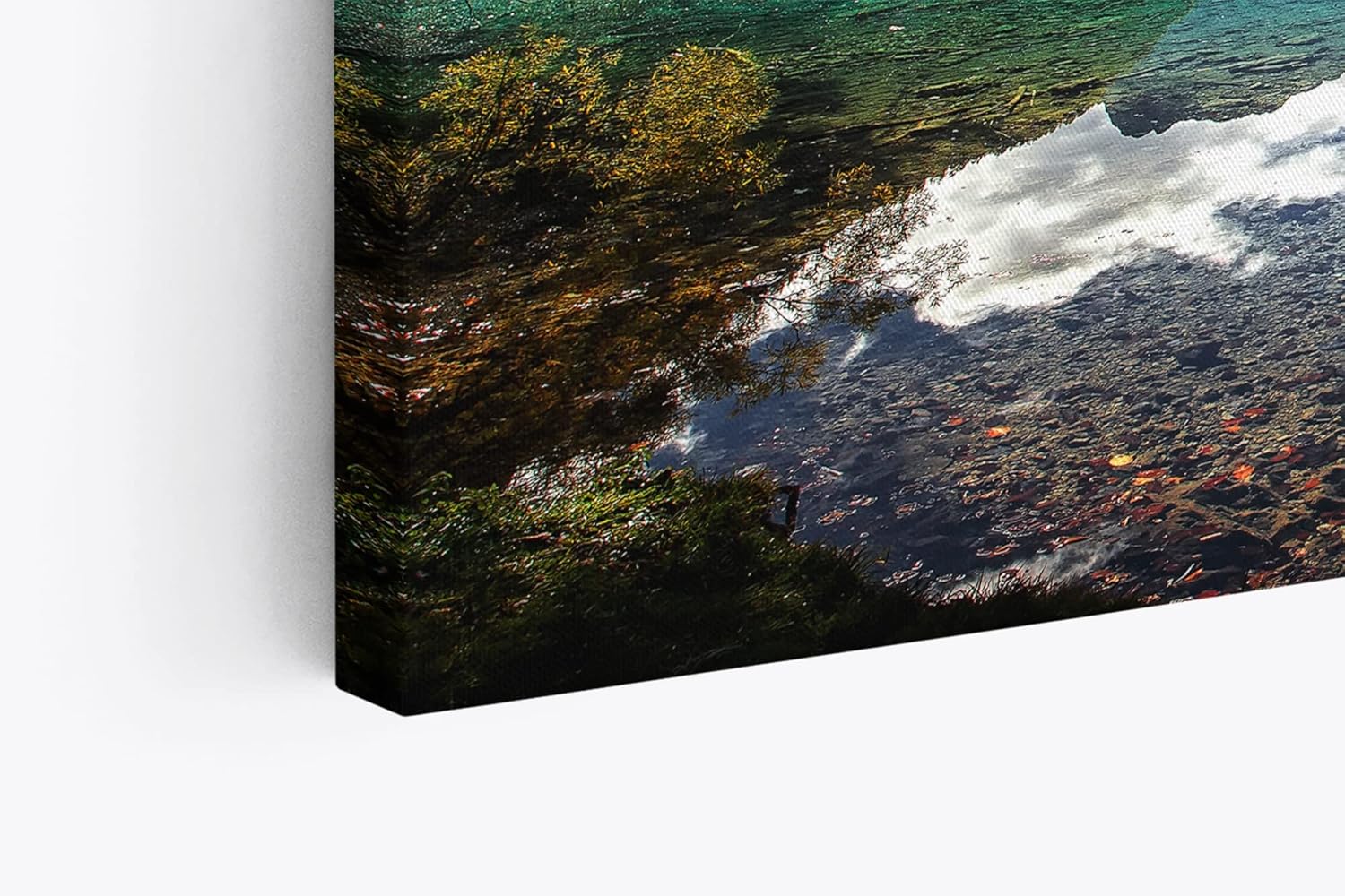Paul Sinus Wandbild 120x80cm Laghi di Fusine See in Italien Berge Alpen