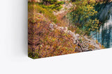 Paul Sinus Wandbild 120x80cm Pragser Wildsee Alpen Italien Bergsee See Berge