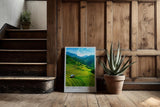 Paul Sinus Kunstdruck 40x60cm Mu Cang Chai – vietnamesische Reisterrassen im satten Grün
