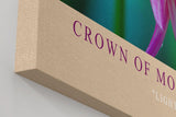 Paul Sinus Wandbild in 40x60cm Crown of Morning – leuchtendes Blütenporträt mit zarten Tautropfen in warmen Farbtönen für frische Wohnakzente
