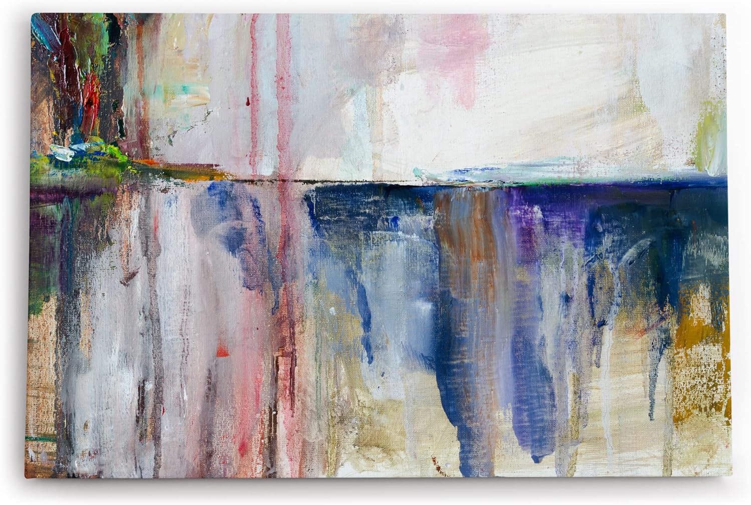 Paul Sinus Wandbild 120x80cm Abstrakte Farben Flecken Modern Kunstvoll Chaotisch