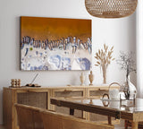 Paul Sinus Wandbild 120x80cm Strand aus der Vogelperspektive Boote Fischerboote Luftaufnahme