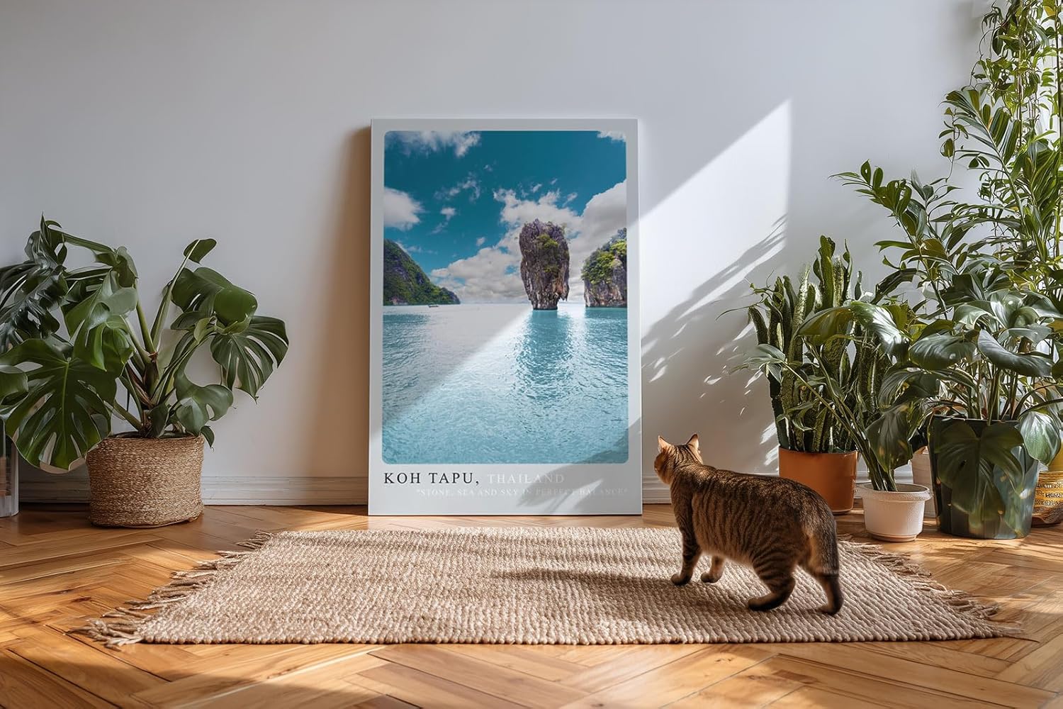 Paul Sinus Kunstdruck 40x60cm Koh Tapu Thailand Felsenmeer Tropen Insel Naturparadies Andamanensee