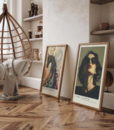 Paul Sinus Leinwandbild 60x90cm stilvolle Frau mit Sonnenbrille in ausdrucksstarker Lichtstimmung – kunstvolles Leinwandbild für moderne Raumgestaltung