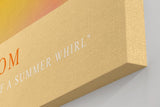 Paul Sinus Kunstdruck 40x60cm Golden Bloom Gelbe Rose Makro Nahaufnahme Blume Sommerfarbe Detail