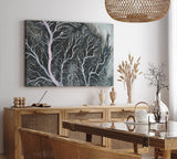 Paul Sinus Wandbild 120x80cm Luftaufnahme Flussadern Erde Kunstvoll Vogelperspektive