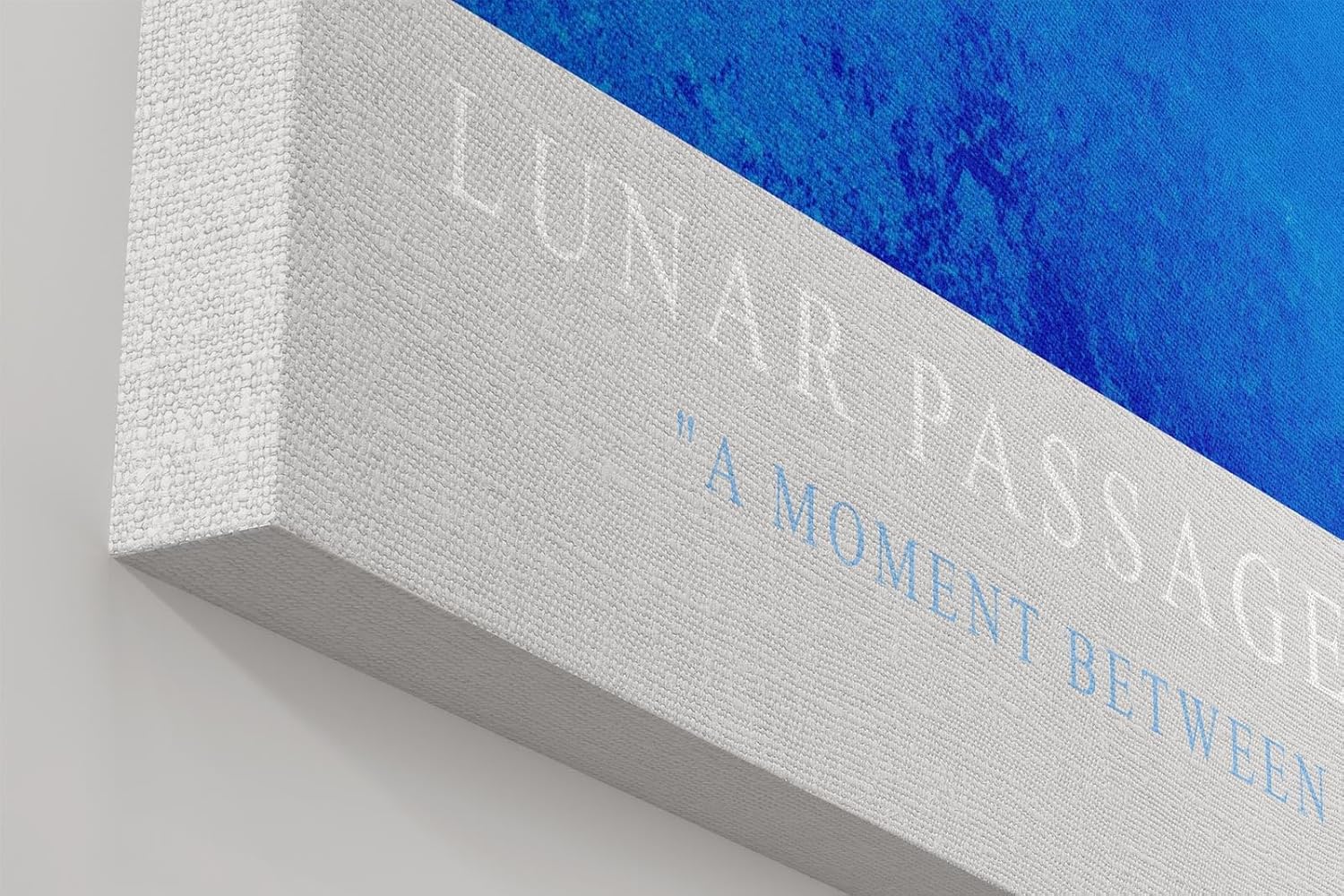 Paul Sinus Wandbild in 40x60cm Vogelschwarm vor hellem Vollmond auf blauem Himmel