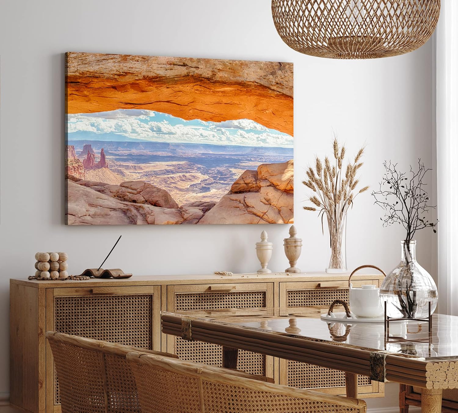 Paul Sinus Wandbild 120x80cm Grand Canyon USA Grotte Felsen Berge Horizont