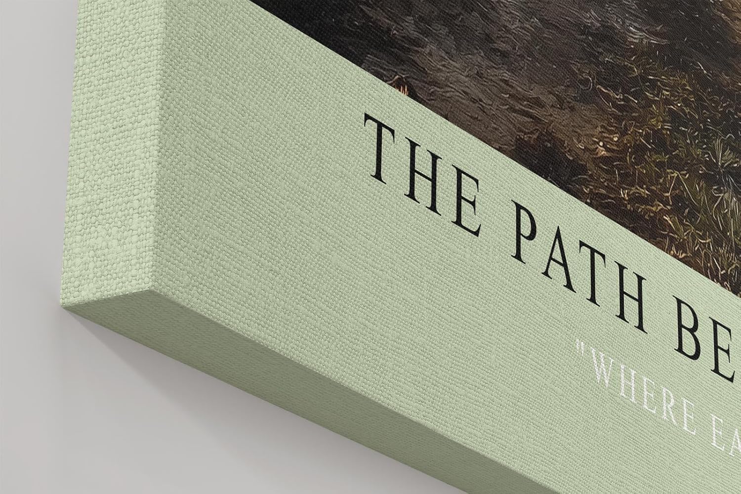 Paul Sinus Wandbild in 40x60cm weiter Feldweg unter wechselndem Himmel – atmosphärisches Landschaftsmotiv für natürliche Raumakzente