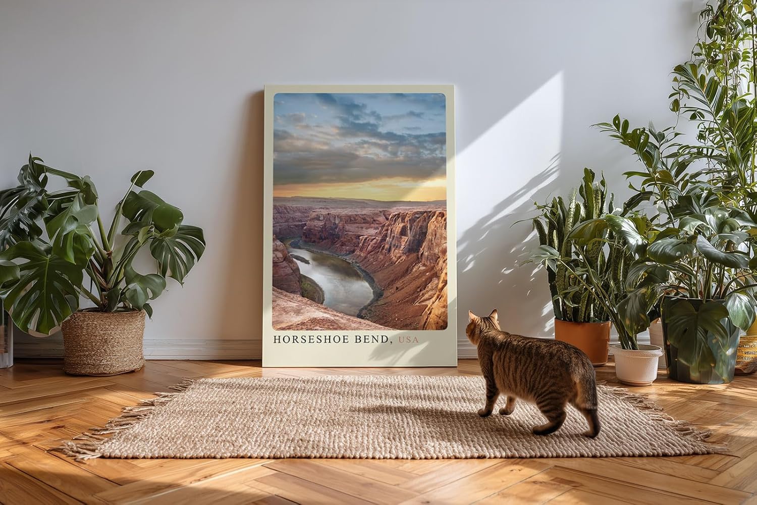 Paul Sinus Kunstdruck 40x60cm Horseshoe Bend – Atemberaubende Flussschleife in der Wüste Arizonas