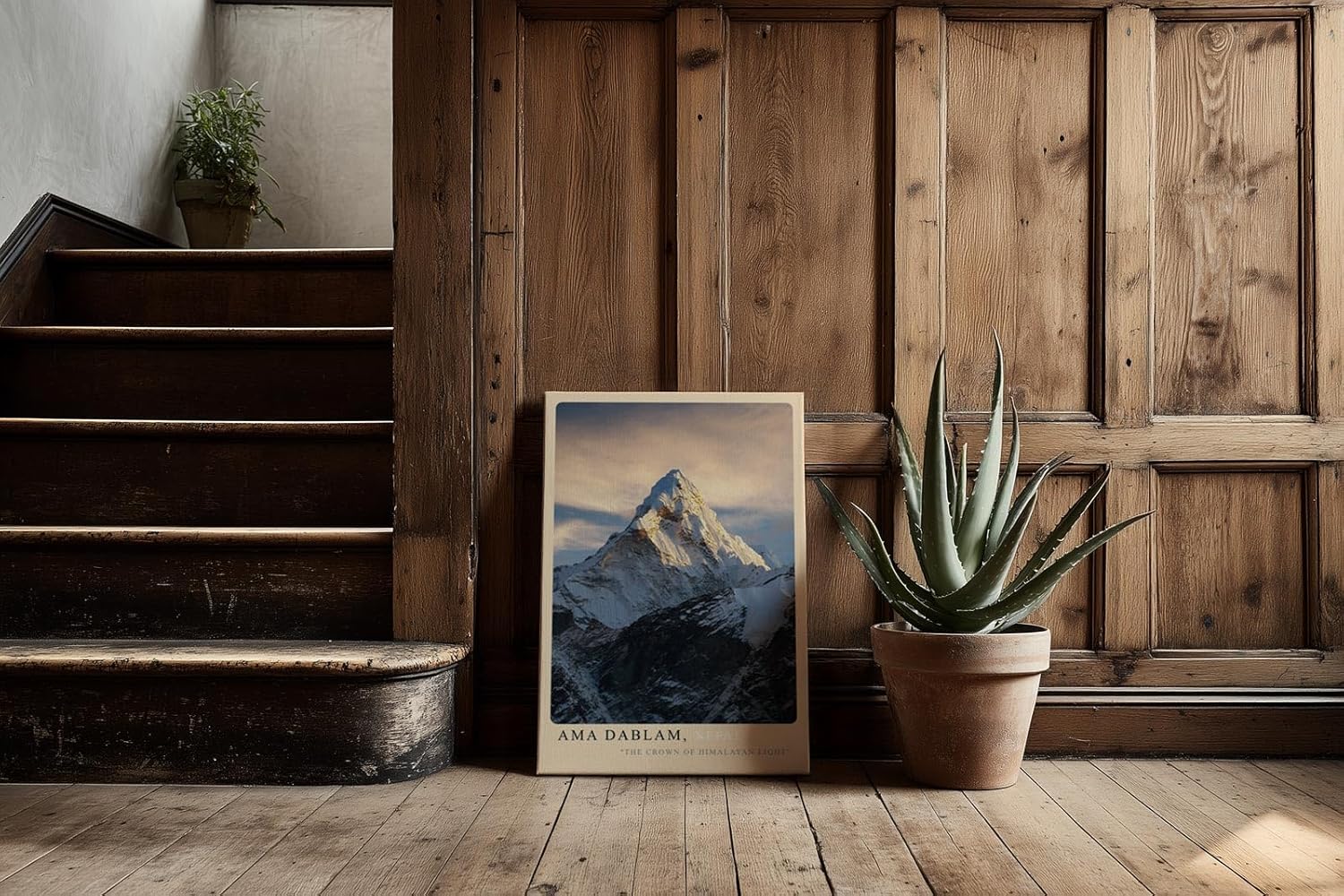 Paul Sinus Kunstdruck 40x60cm Ama Dablam – Himalaya-Magie im Licht der Berge