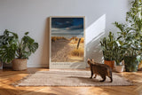 Paul Sinus Kunstdruck 40x60cm North Sea Dunes mit Dünenweg zur See in den Niederlanden