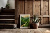 Paul Sinus Kunstdruck 40x60cm Mu Cang Chai Vietnam Reisterrassen Natur Landschaft Sonnenuntergang