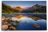 Paul Sinus Wandbild 120x80cm Berge Bergsee Alpen Landschaftsbild Natur Gebirge