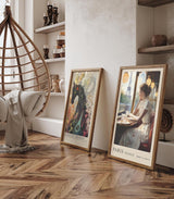 Paul Sinus Leinwandbild 80x120cm Paris Nostalgie – Eiffelturm, Zugreise, Romantik, Vintage, Frankreich, Nostalgie, Kunst, Zeitreise, Eleganz, Reflexion