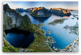 Paul Sinus Wandbild 120x80cm Lofoten Norwegen Inseln Meer Berge Natur