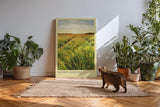 Paul Sinus Kunstdruck 40x60cm Feld Sonnenuntergang Natur Landschaft Getreide Golden Harvest