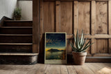 Paul Sinus Kunstdruck 40x60cm Hout Bay Südafrika – dramatische Küstenlandschaft im Sonnenuntergang