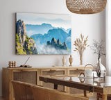 Paul Sinus Wandbild 120x80cm Mount Huangshan Asien China Berge Gebirge Felsformationen