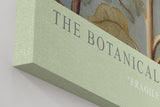 Paul Sinus Wandbild in 40x60cm The Botanical Whisper Feine botanische Illustration einer blauen Blüte mit Blättern auf dezentem Hintergrund