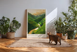 Paul Sinus Kunstdruck 40x60cm Mu Cang Chai Vietnam Reisterrassen Natur Landschaft Sonnenuntergang