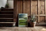Paul Sinus Kunstdruck 40x60cm The Green Wave – Sanfte Landschaft in fließendem Licht