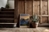 Paul Sinus Kunstdruck 40x60cm Huangshan – Nebliges Bergpanorama aus Chinas Osten bei Sonnenuntergang