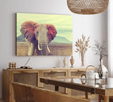Paul Sinus Wandbild 120x80cm Elefant Stoßzähne Tierfotografie Afrika Safari
