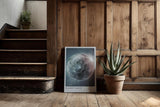 Paul Sinus Kunstdruck 40x60cm Planet Earth – Erde aus dem All mit Sonnenlicht und Sternenstaub