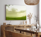 Paul Sinus Wandbild 120x80cm Landschaft Natur Berge Hügel Grün Himmel