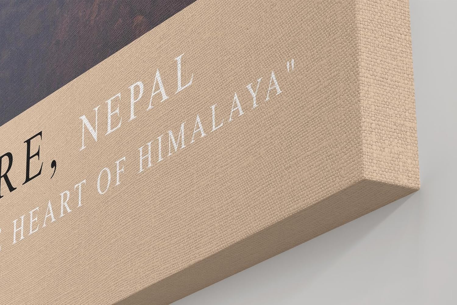 Paul Sinus Kunstdruck 40x60cm Machapuchare mit Himalaya-Gipfel in Nepal vor ruhigem Himmel