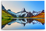Paul Sinus Wandbild 120x80cm Bachalpsee Schweiz Alpensee See Landschaft Berggipfel