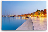 Paul Sinus Wandbild 120x80cm Hurghada Marina Boulevard Ägypten Meer Laternen