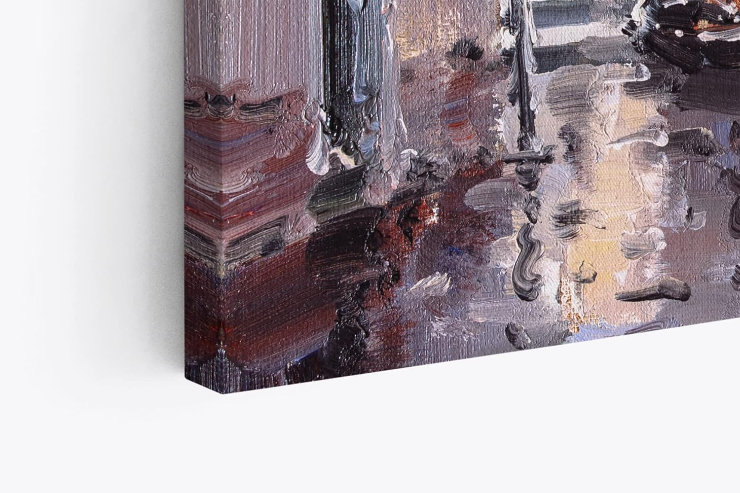 Paul Sinus Wandbild 120x80cm Italien Venedig Gondel Brücke Abstrakt Kunstvoll