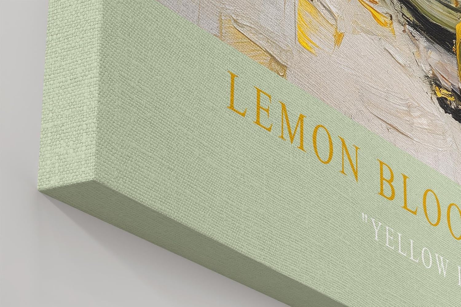 Paul Sinus Wandbild in 40x60cm Stillleben mit gelben und weißen Rosen – ausdrucksstarkes Ölgemälde für elegante Raumgestaltung