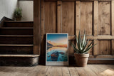 Paul Sinus Kunstdruck 40x60cm Mountain Mirror Bergpanorama mit See The Sky Rests in Silent Waters