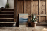 Paul Sinus Kunstdruck 40x60cm Misty Lake – nebliger See im sanften Morgenlicht