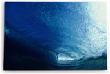 Paul Sinus Wandbild 120x80cm Welle von Innen Surfen Blau Ozean Meer Kunstvoll