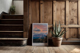 Paul Sinus Kunstdruck 40x60cm Dolomiten bei Sonnenuntergang – dramatische Wolken über italienischem Bergpanorama