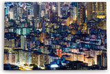 Paul Sinus Wandbild 120x80cm Hong Kong City Großstadt Wolkenkratzer Urban