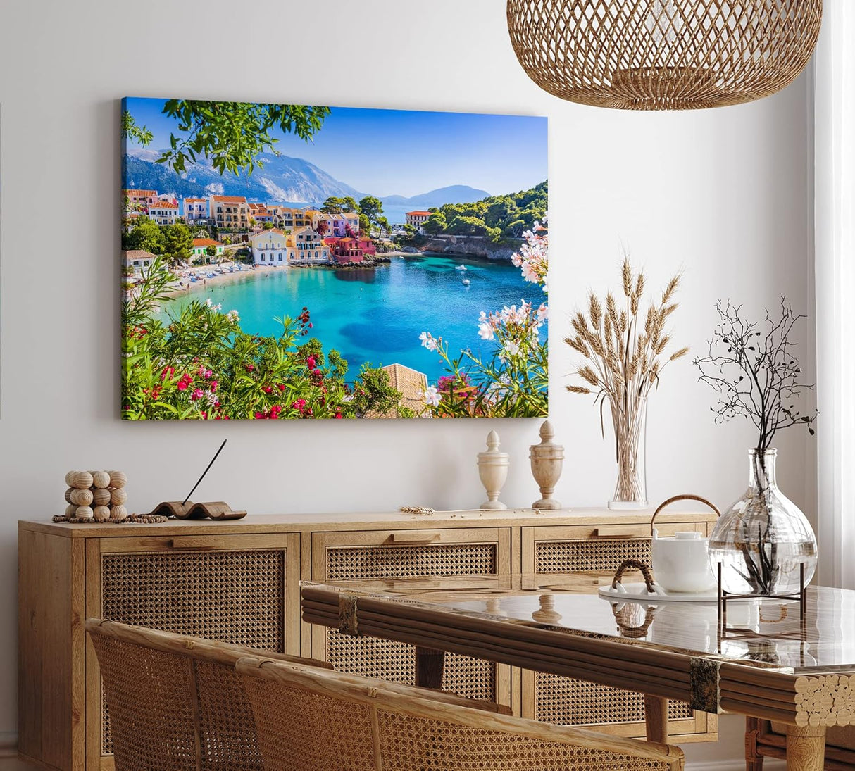 Paul Sinus Wandbild 120x80cm Kefalonia Griechenland Mittelmeer Meer Sonnenschein