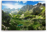 Paul Sinus Wandbild 120x80cm Albanische Alpen Prokletije Gebirge Berge Natur Sonnenschein