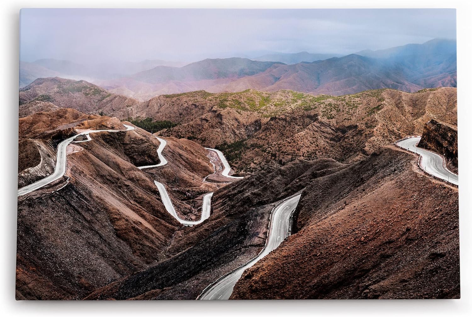 Paul Sinus Wandbild 120x80cm Atlasgebirge Marokko Berge Bergstraße Berglandschaft