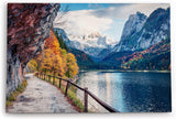 Paul Sinus Wandbild 120x80cm Pragser Wildsee Alpen Italien Bergsee See Berge