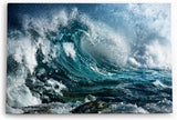 Paul Sinus Wandbild 120x80cm Welle Wasser Meer Ozean Surfen Natur Naturgewalt